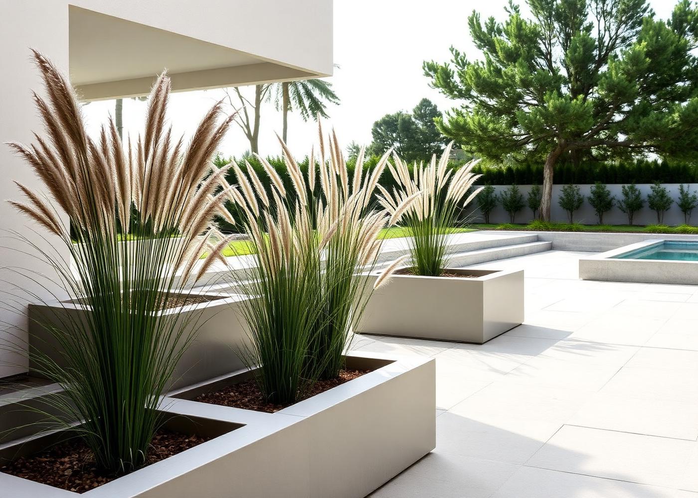 Modern Backyard — after