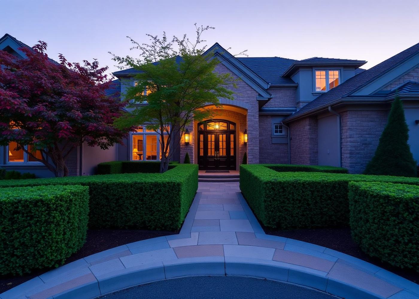 Luxury Front Entrance — after