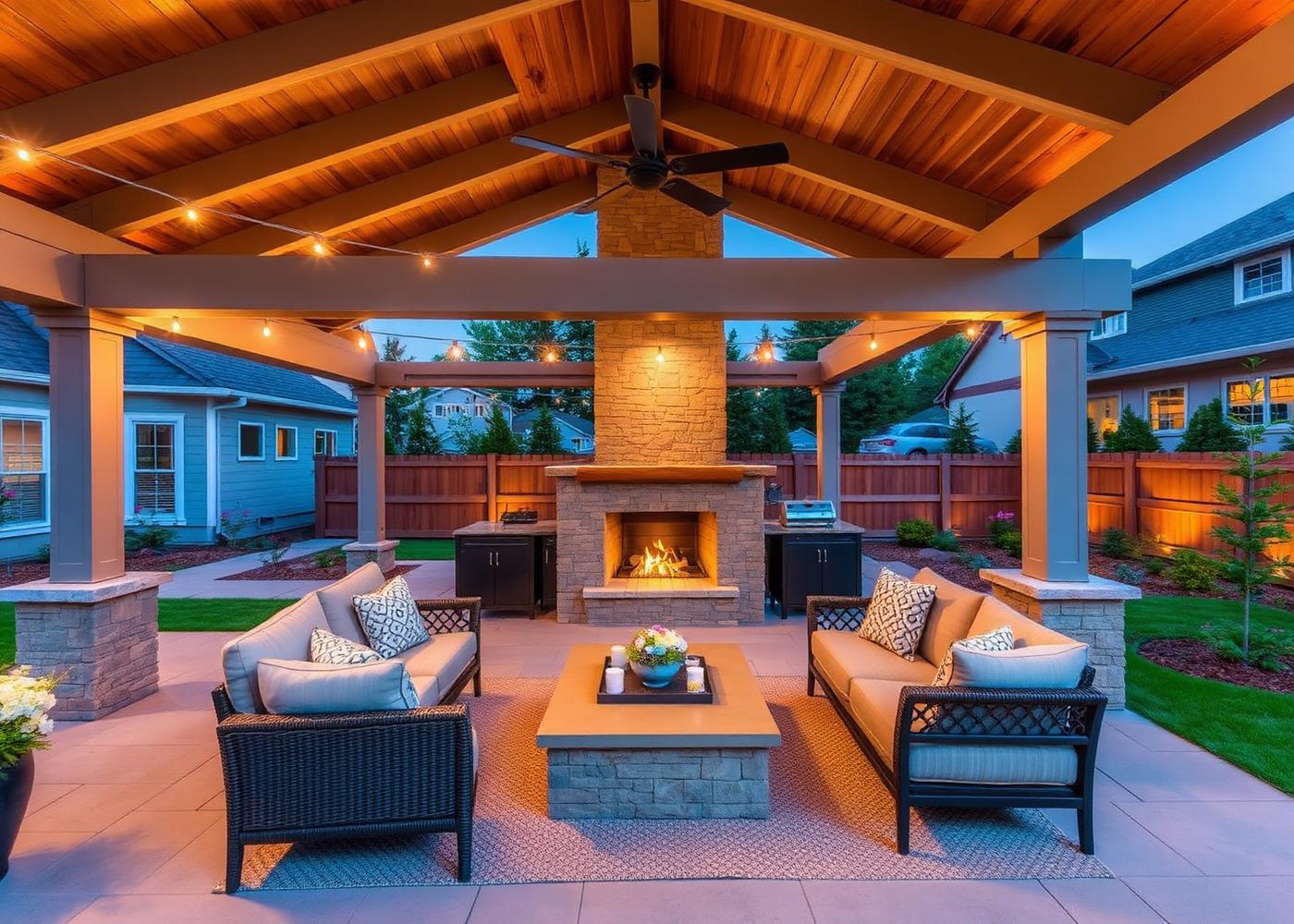 Outdoor Living Space — after